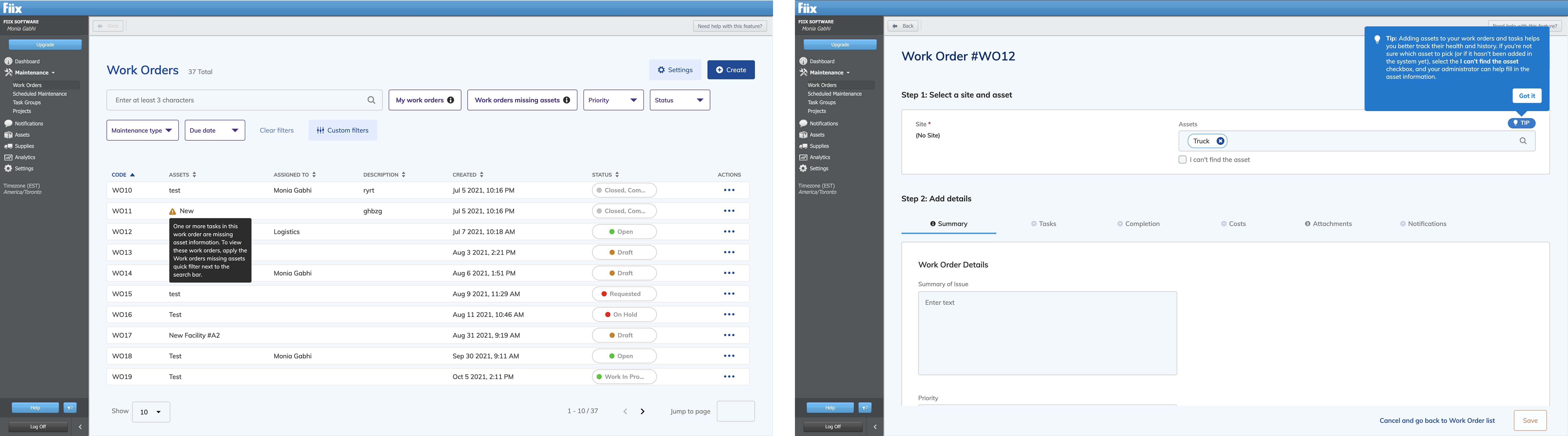Final UI